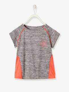 Menina 2-14 anos-T-shirt de desporto, com mangas curtas e estrela, para menina