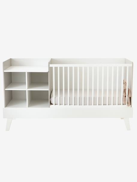 Combinado de cama evolutiva 4 em 1, Combinid BRANCO CLARO BICOLOR/MULTICOLO+BRANCO CLARO LISO 