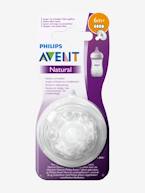 Lote de 2 tetinas Philips AVENT Natural, 5 débitos SEM COR 