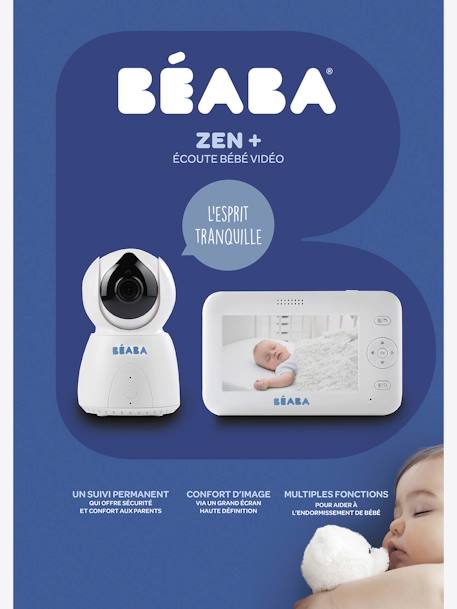 Intercomunicador com vídeo Zen+, BEABA BRANCO MEDIO LISO 