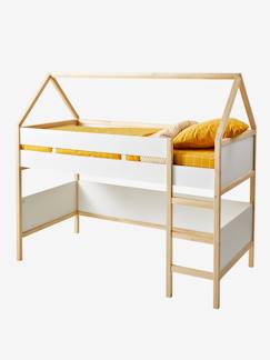 Quarto e Arrumação-Quarto-Cama com altura média Montessori, Cabane